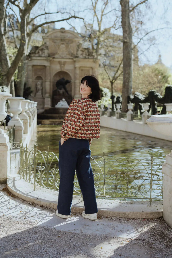 outfit avec le pantalon sevenlie copenhagen denim