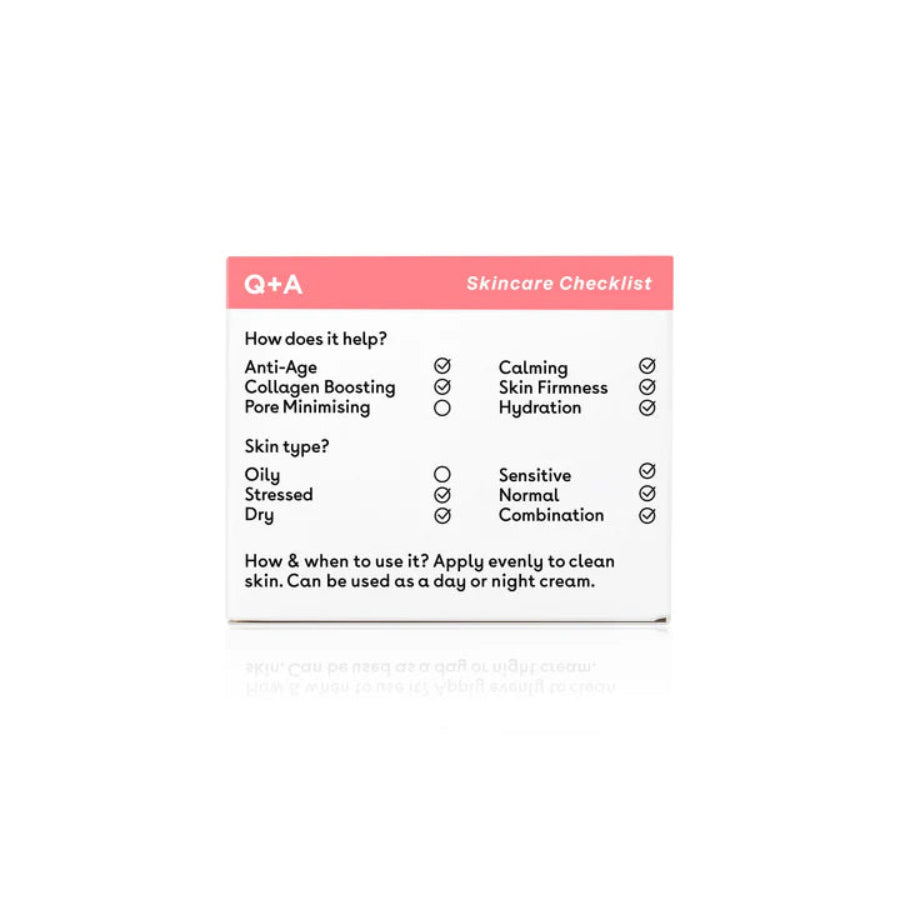 propriétés crème visage collagen