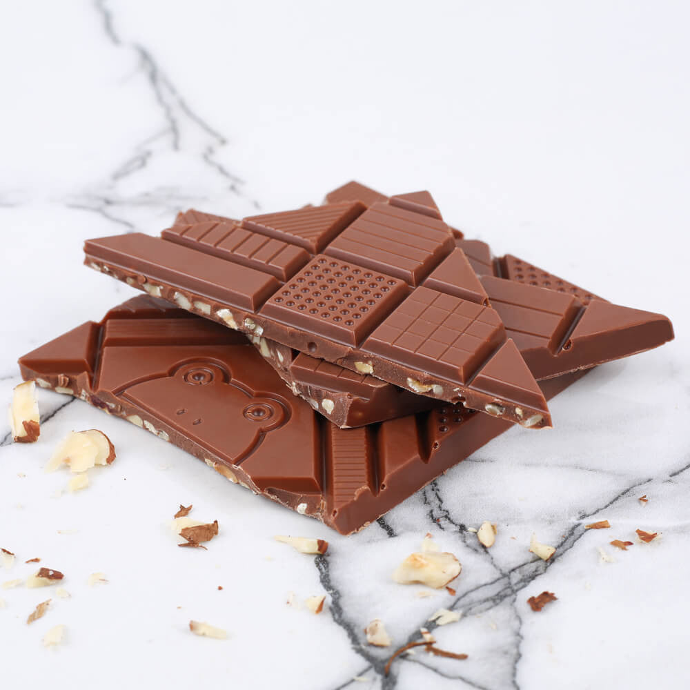 Tablette de chocolat au lait Bio & noisettes