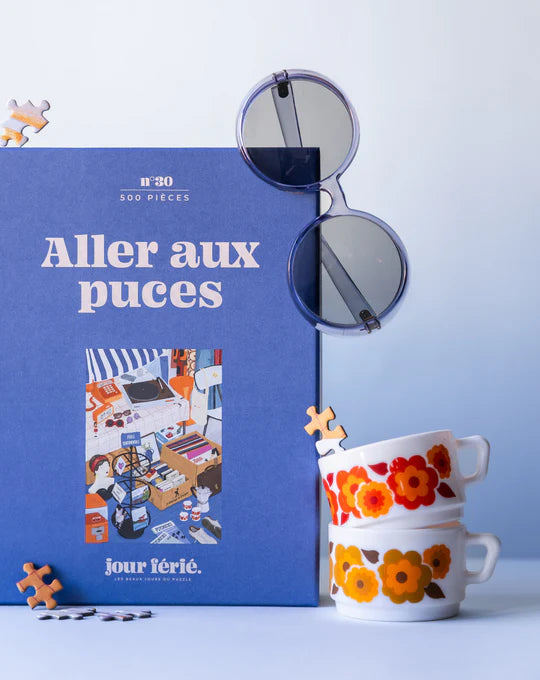 Puzzle 500 pièces - Aller aux puces