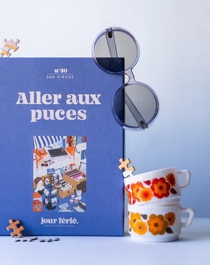 Puzzle 500 pièces - Aller aux puces