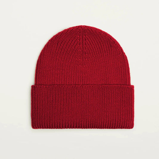 Bonnet 100% Mérinos Bordeaux