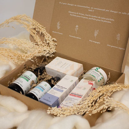 coffret cosmétique les essentiels de clémence et vivien