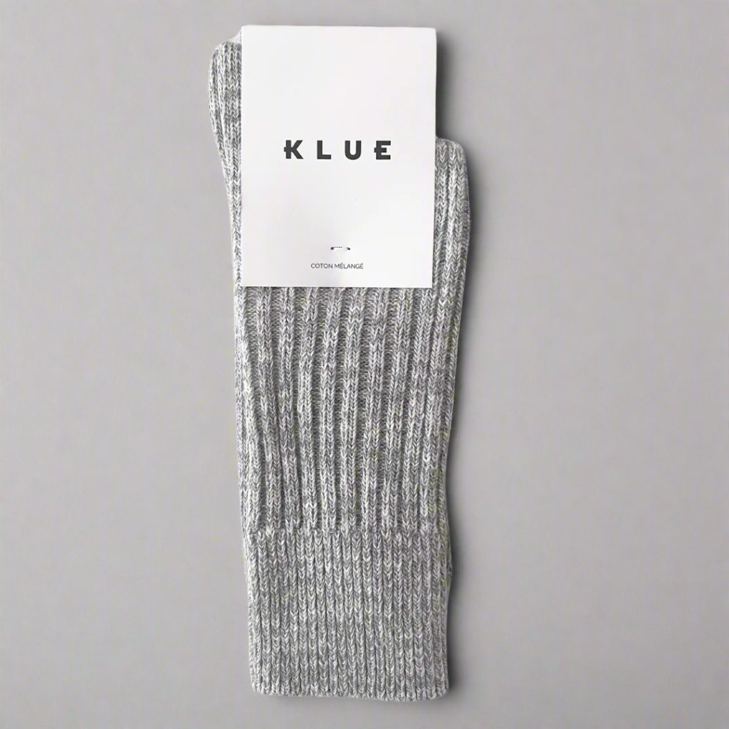 Chaussettes homme en coton épais chiné