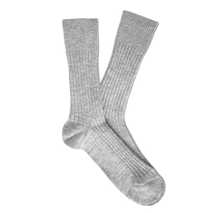 Chaussettes homme en coton épais chiné