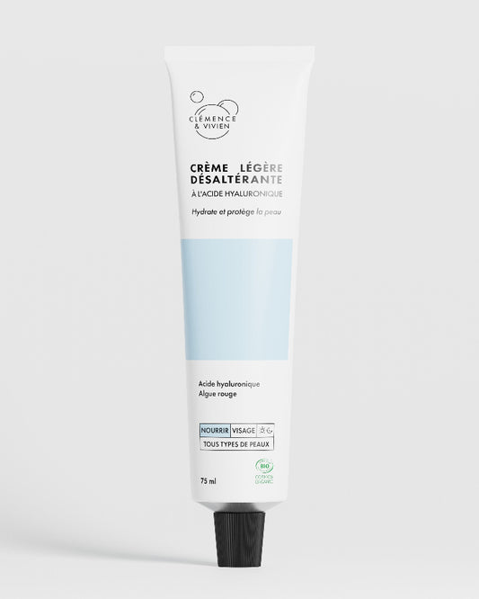 crème visage à l'acide hyaluronique