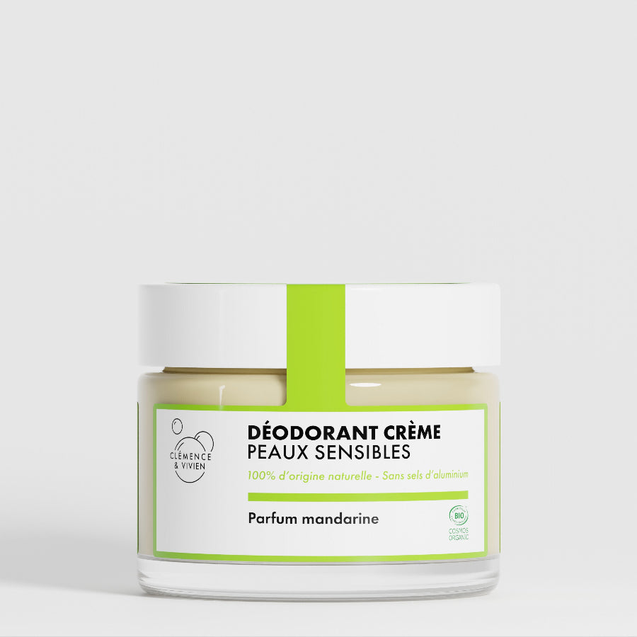 Déodorant Bio crème - Mandarine (peau sensible) Clémence & Vivien packshot