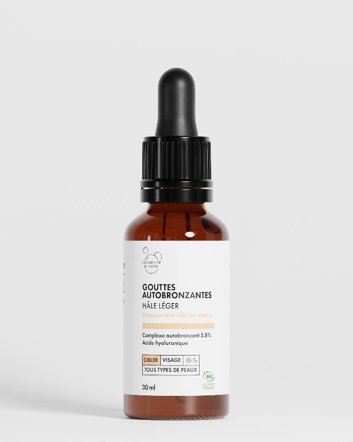 Gouttes autobronzantes - hâle léger Clémence et vivien packshot