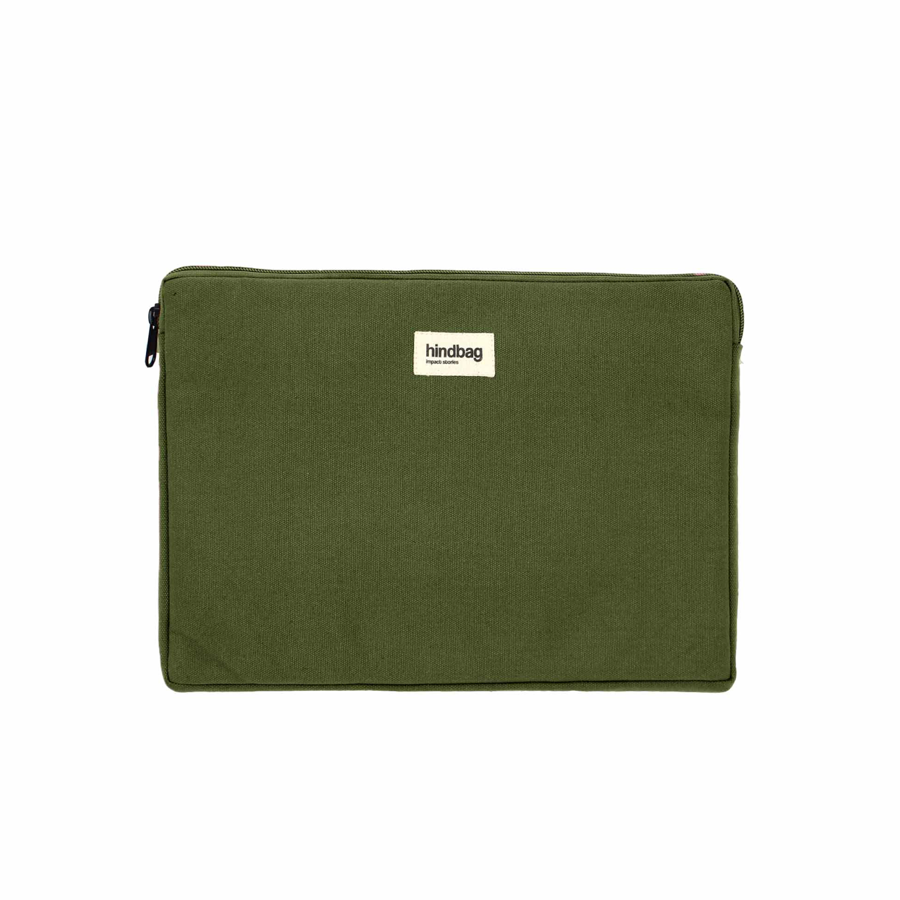 Housse d'ordinateur 13 pouce en coton bio