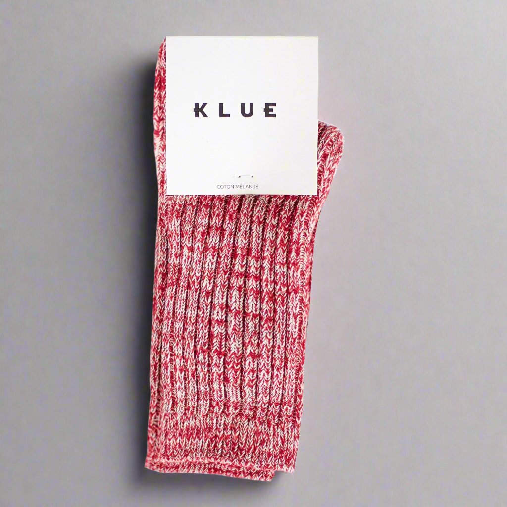Chaussettes homme en coton épais chiné