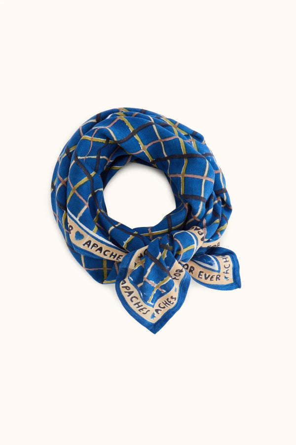 Foulard - Cahier Saphir grand format