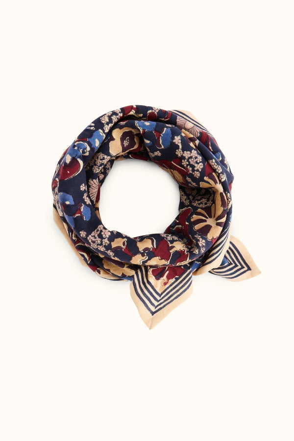 Foulard - September Indigo grand format