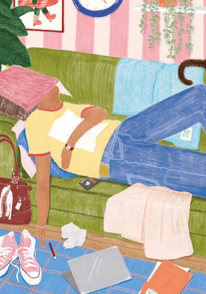 Puzzle 100 pièces - La petite sieste dessin