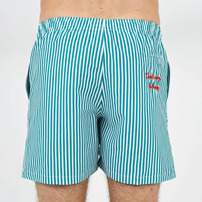 Maillot de bain - Le nautique vert vue de dos