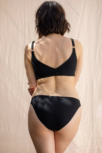 Brassière Mei couleur Noir de dos