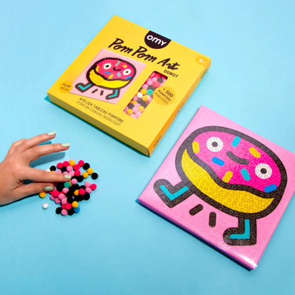 donut - pom pom art omy