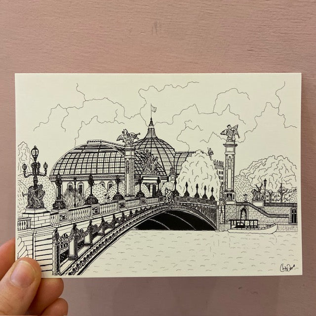 Carte postale paris - Pont Alexandre III