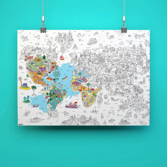 Poster géant Atlas OMY