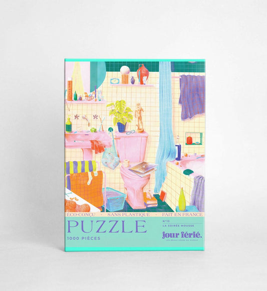 Puzzle 500 pièces -  La soirée mousse