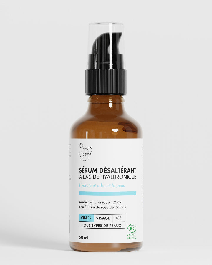 Sérum désaltérant à base d'acide hyaluronique Clémence & Vivien