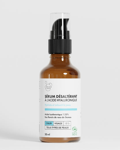 Sérum désaltérant à base d'acide hyaluronique Clémence & Vivien