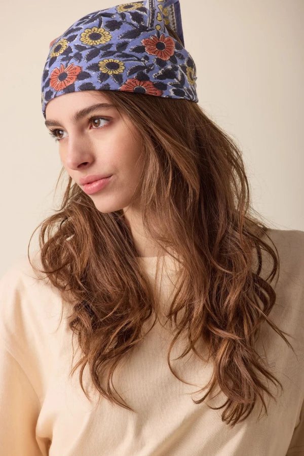 Foulard - Coeur Iris en bandana