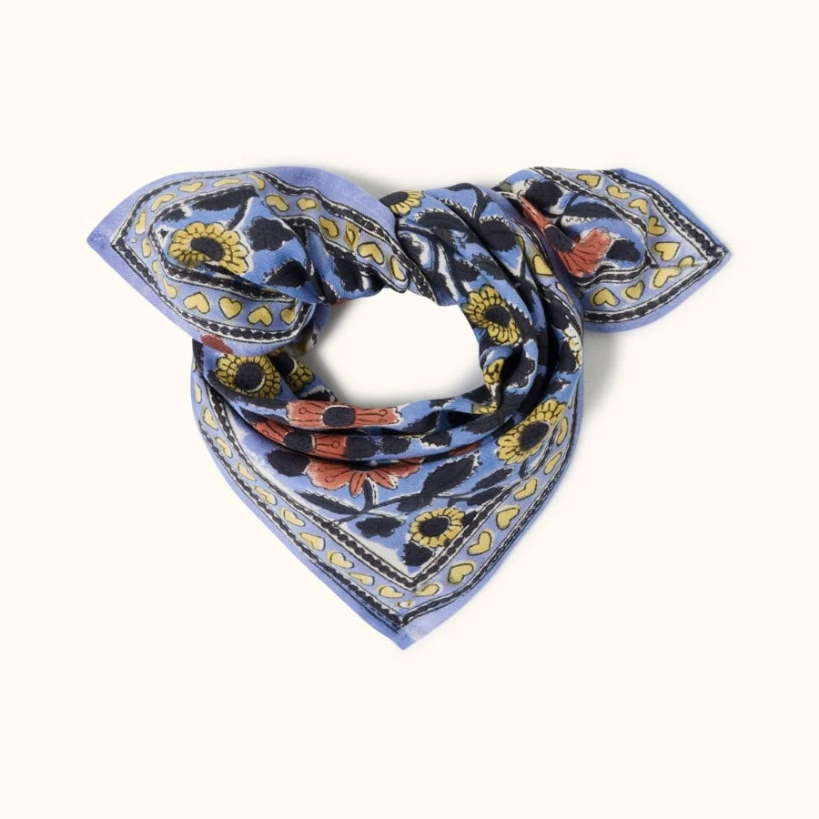 Foulard - Coeur Iris