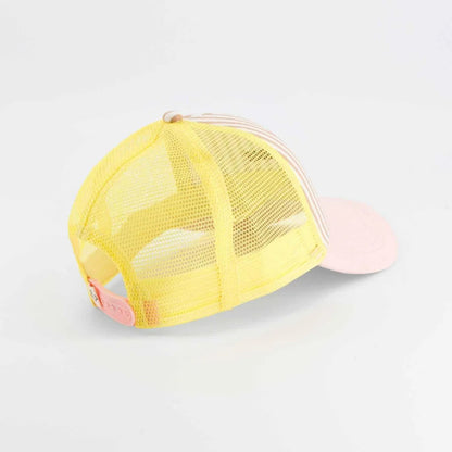 arrière filetde la casquette sunshine rayée chamaye pour adulte