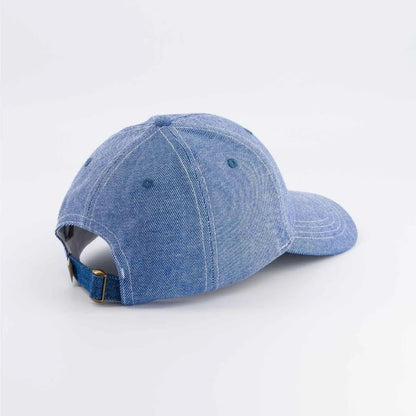 casquette adulte mixte ajustable high five bleu denim