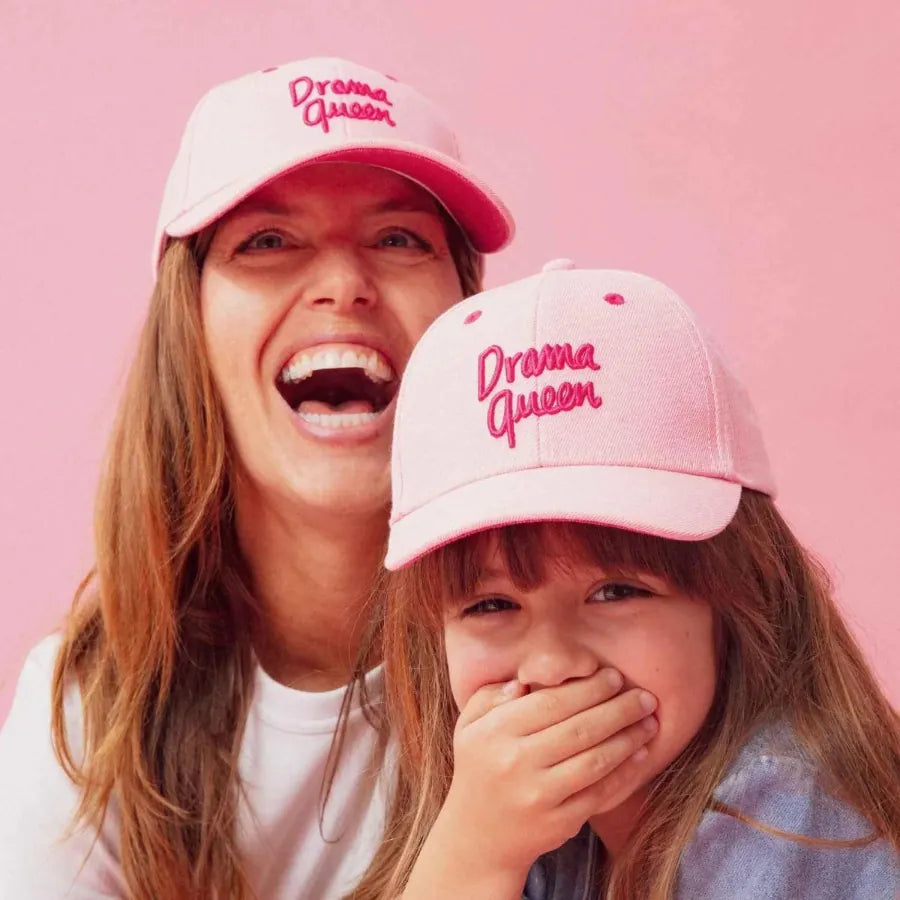 casquette matchy matchy parent enfant drama queen rose