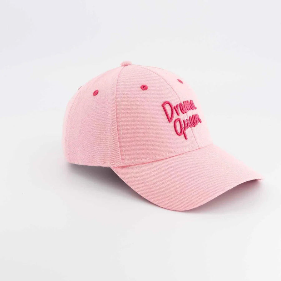 casquette  drama queen rose sur le côté