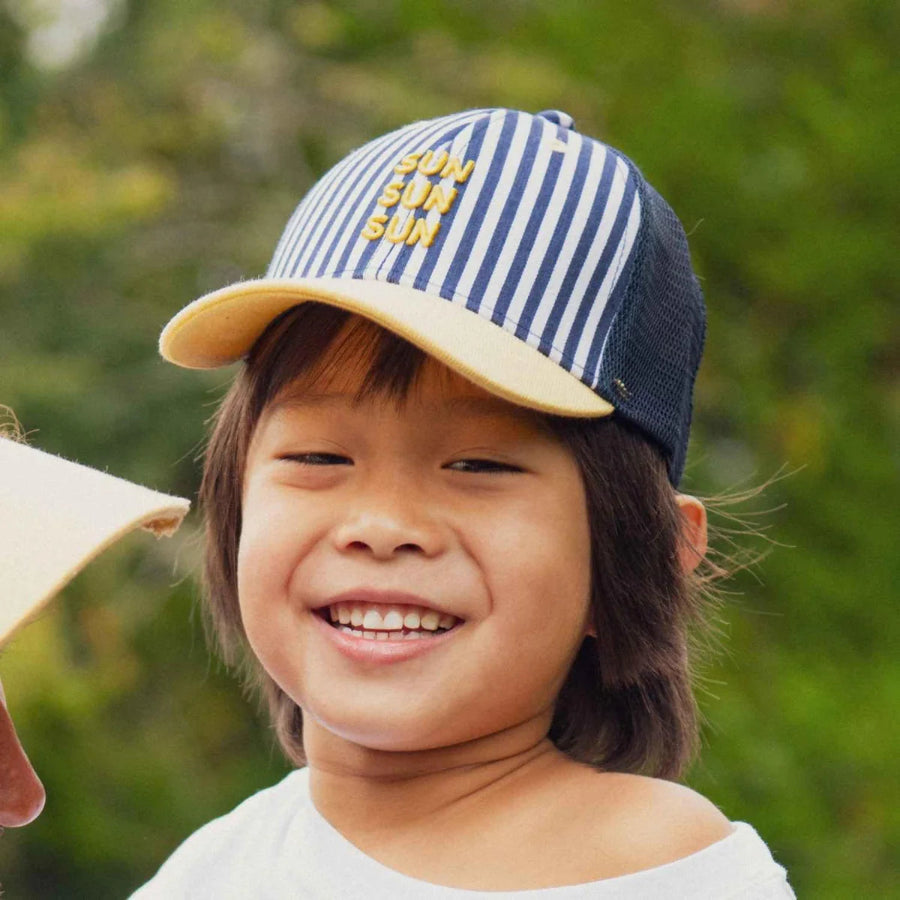 casquette enfant sun sun sun rayée chamaye