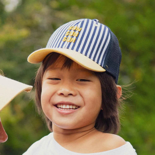 casquette enfant sun sun sun rayée chamaye