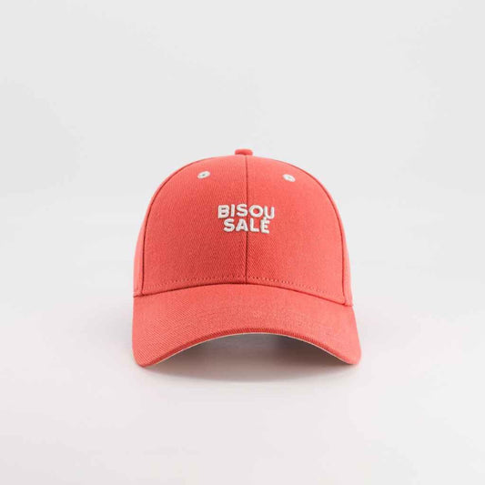 casquette coton bisou salé