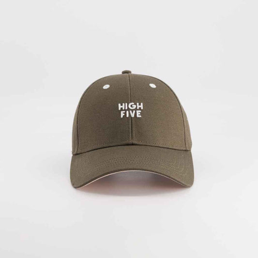 casquette adulte kaki chamaye high five