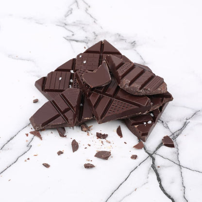 Tablette de chocolat noir Bio et sel de Camargue
