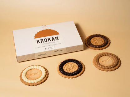 coffret de 4 biscuits au chocolat merci