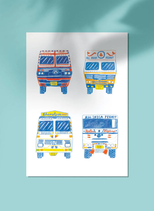 illustration camion Lucie Leforestier