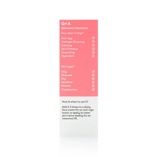 indications du sérum collagen booster q+a