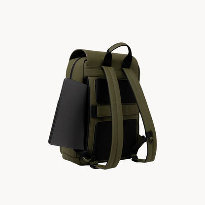 Sac à dos imperméable kaki pour ordinateur portable