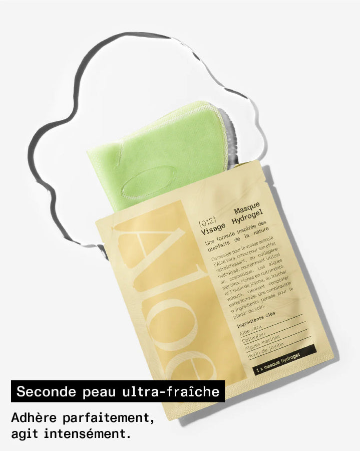 masque visage hydratant à l'aloe vera