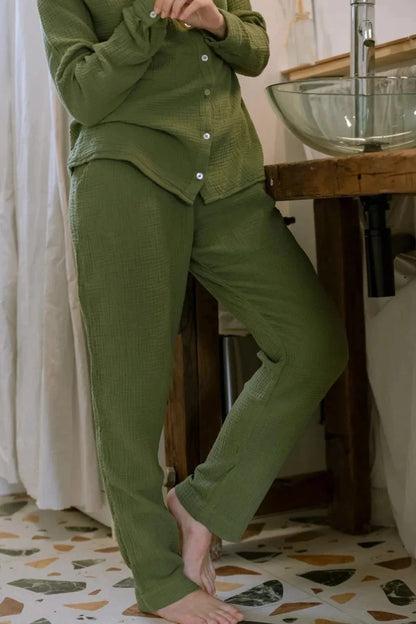 pantalon kaki coton