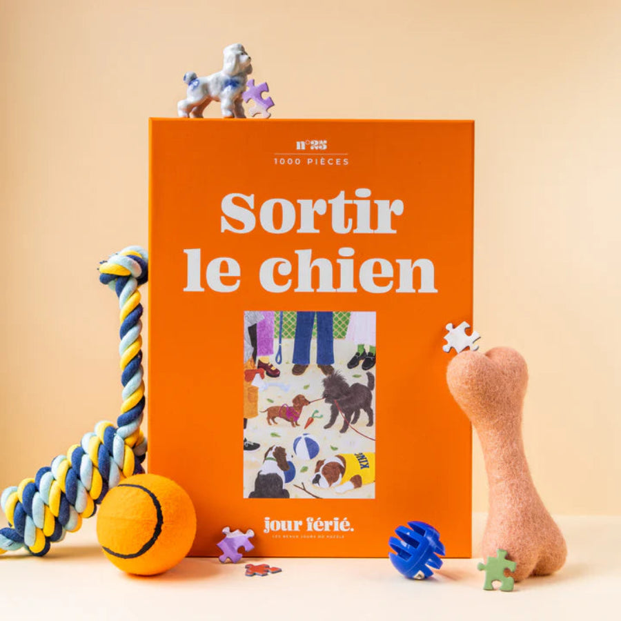 puzzle 1000 pièces jour férié sortir le chien