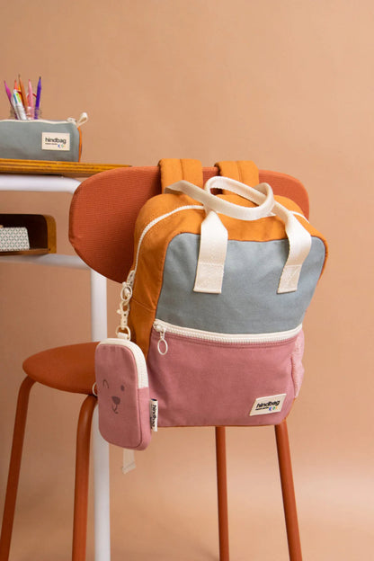 sac à dos tricolore sauge hindbag