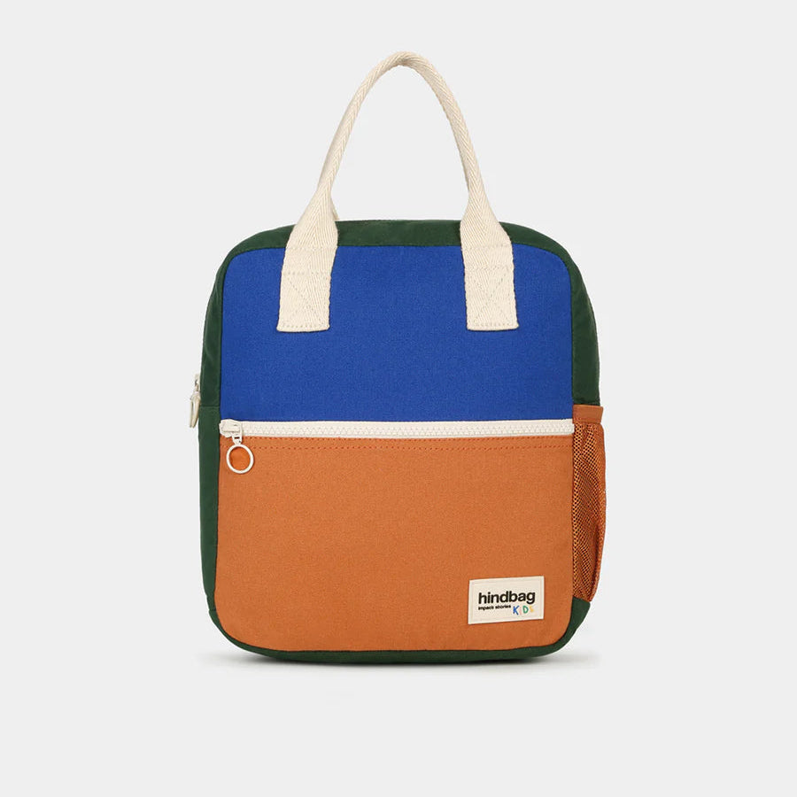 sac à dos hindbag arthur tricolore bleu électrique