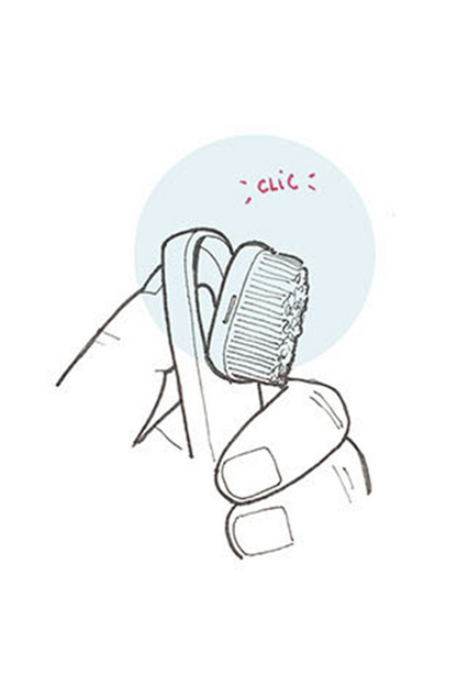 Brosse à dents rechargeable Caliquo turquoise