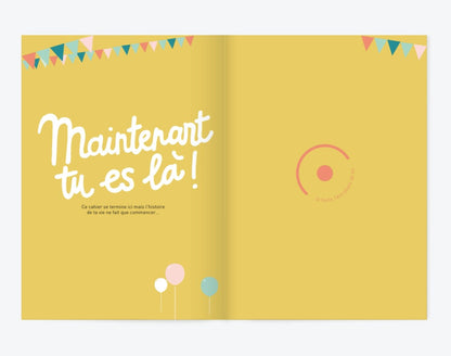 Cahier de grossesse, livre de souvenirs. Edition minus