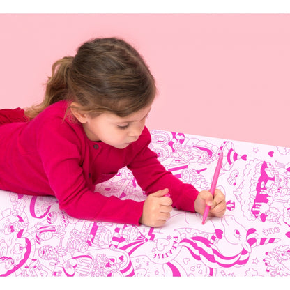 Poster géant  à colorier Lily